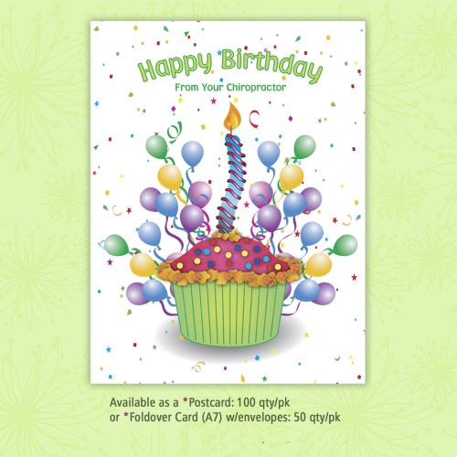 Birthday Postcard - "Candle"