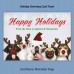 Greeting Card - "Rheindeer Dogs"