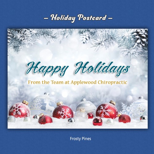 Greeting Card - "Frosty Pines"